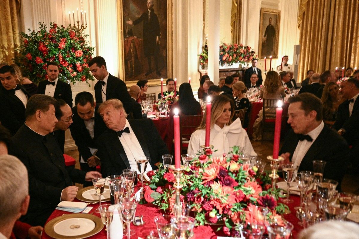 Billionaires Musk And Jensen Huang Among Those Seated With Trump And Xi At State Dinner (Photos)