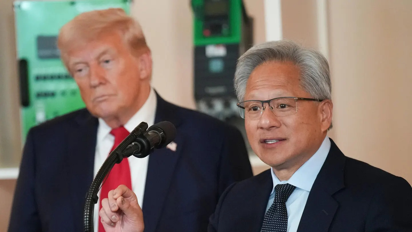 Trump Says Nvidia CEO Jensen Huang Is Flying With Him To China—Refuting Reports Of His Exclusion