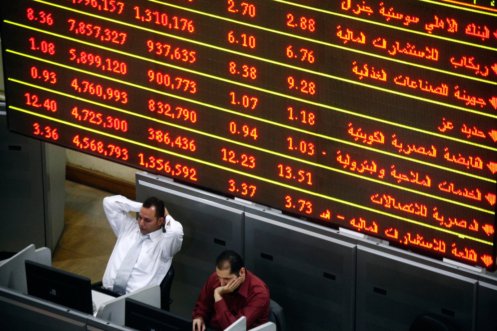 Chute des indices boursiers égyptiens le 25 octobre 2026