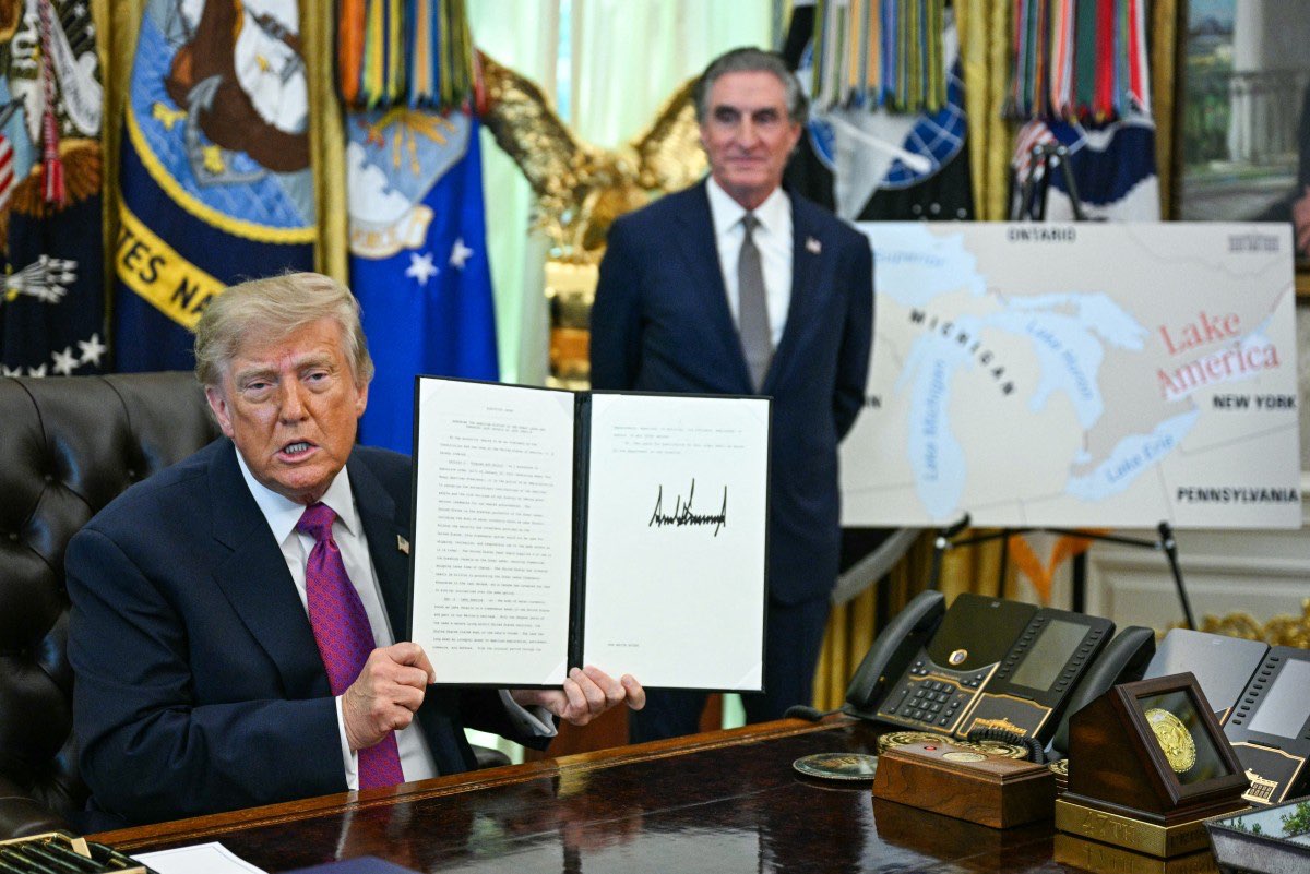 Trump Signs Executive Order Renaming ‘Lake Ontario' As ‘Lake America'