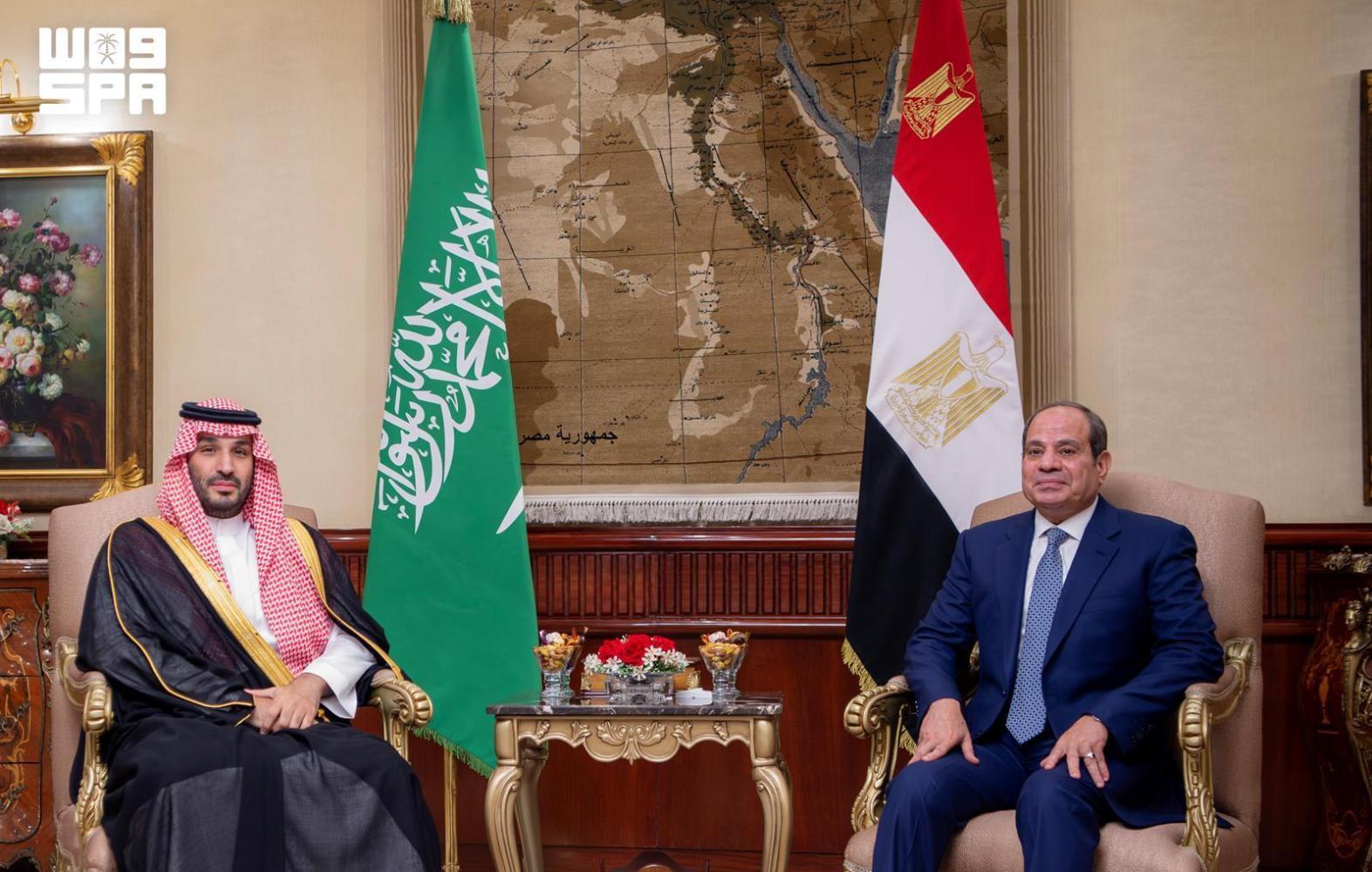 Saudi Crown Prince Arrives in Egypt as Riyadh and Cairo Seek Closer Coordination