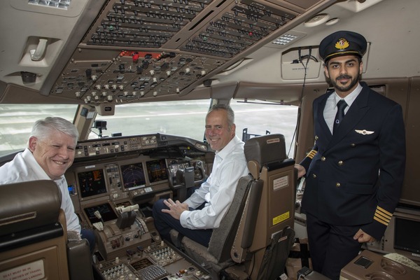 QATAR AIRWAYS PILOT ANNOUNCEMENT visual data 3